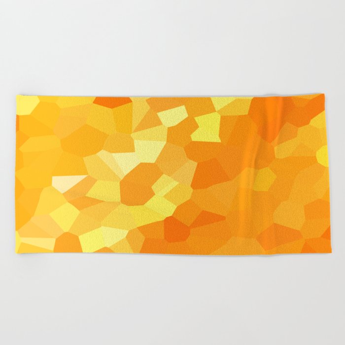Sky Blue Yellow Orange Purple Beach Towel By Jsebouvi
