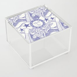 into the wild periwinkle blue Acrylic Box