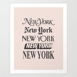 New York I Heart New York City New York Poster I Love NYC Design Home Wall Decor Art Print