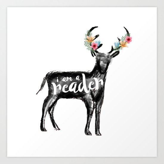 I Am A Reader Art Print