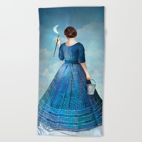 Nachtmalerei Beach Towel