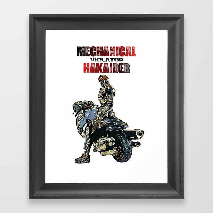 Mechanical Violator Hakaider Framed Art Print