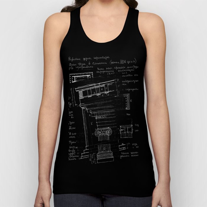 architectural sketch Tank Top