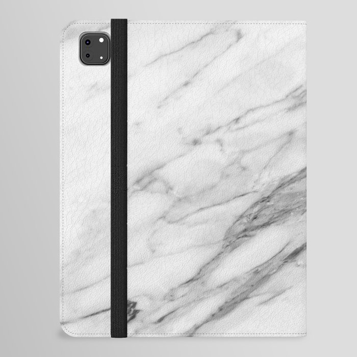 Carrara Marble iPad Folio Case