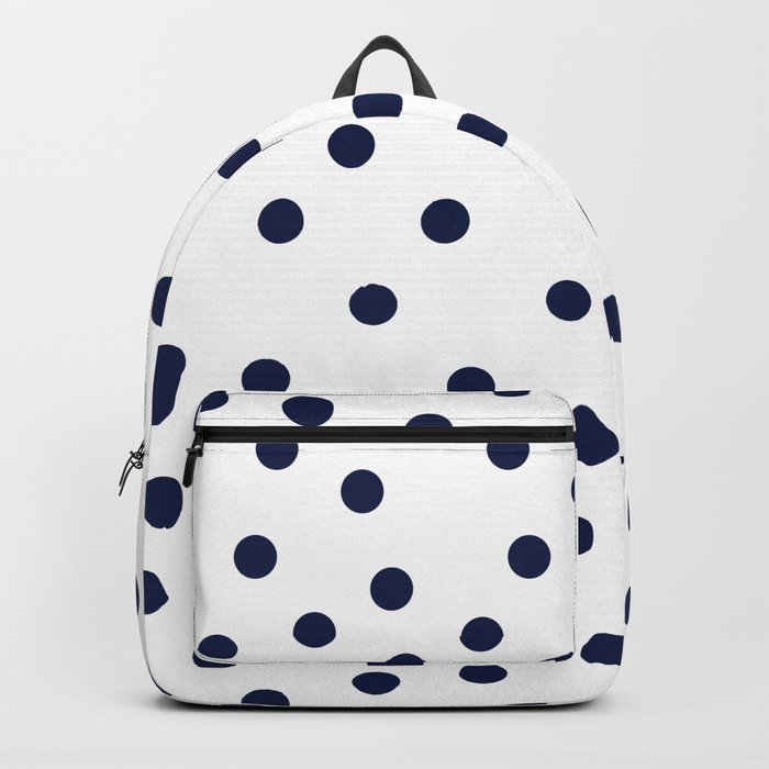 Simply Dots in Nautical Navy Backpack