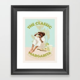 The Classic Margarita Framed Art Print