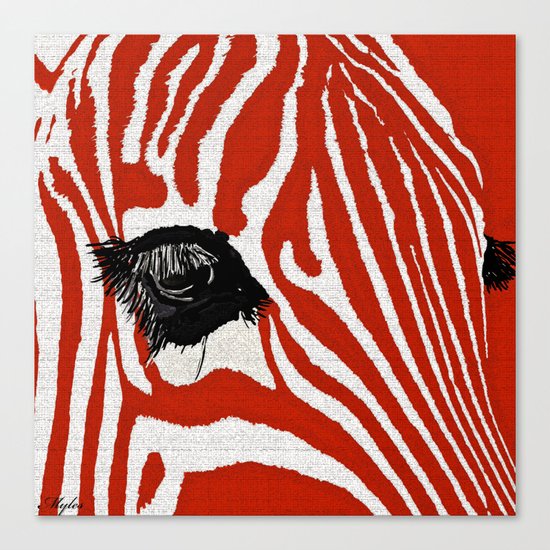 Zebra Canvas Print