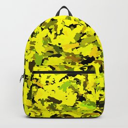 Yellow Camouflage v1 | Urban Camo Backpack | Pattern, Drawing, Yelllow, Camo, Yellowcamouflage, Yellowpattern, Urbancamo, Acrylic, Oil, Pastel 