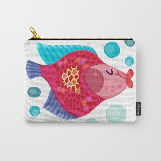 Cute Carp Fishing Carry-All Pouch