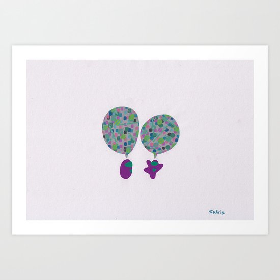 Conversation, VI Art Print