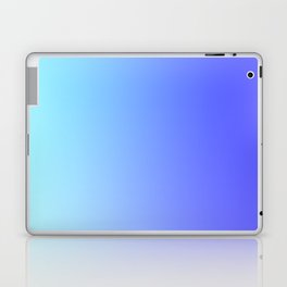 43 Blue Gradient 220506 Aura Ombre Valourine Digital Minimalist Art Laptop Skin