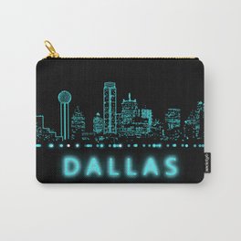Digital Cityscape: Dallas, Texas Carry-All Pouch