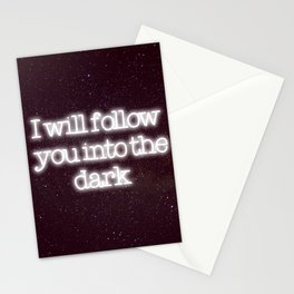 Into the dark Stationery Cards