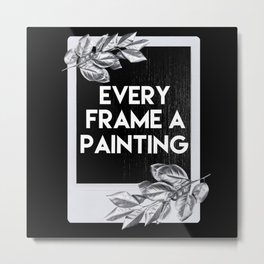Filmmaker Gifts Metal Print | Director, Apicture, Editing, Filmquotes, Everyframe, Mediadesigner, Tailor, Filmindustry, Productionmanager, Graphicdesign 