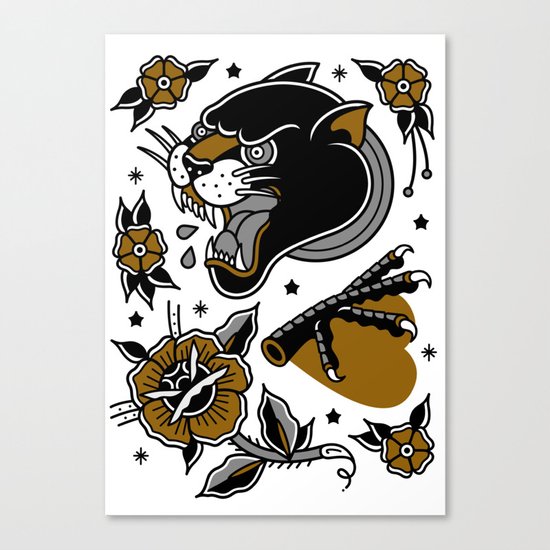 tattoo set 2 Canvas Print