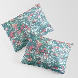 wildflowers in vintage photo effect Pillow Sham