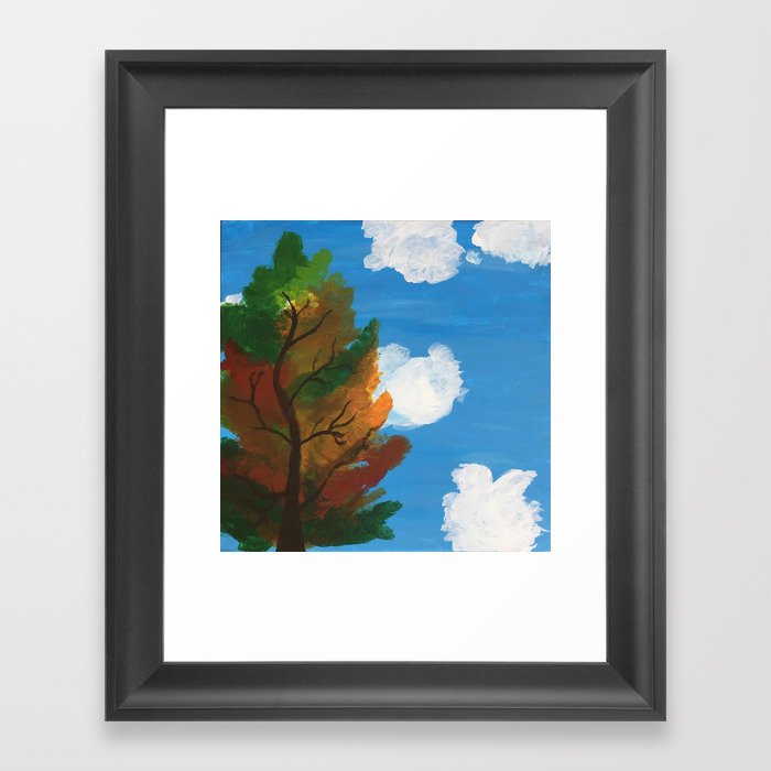 It's just so peaceful Framed Art Print