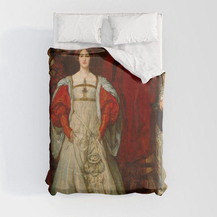 Who Is Sylvia, What Is She, That All the Swains Commend Her, 1896-1900 by Edwin Austin Abbey Duvet Cover