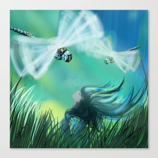 Dragonflies Canvas Print