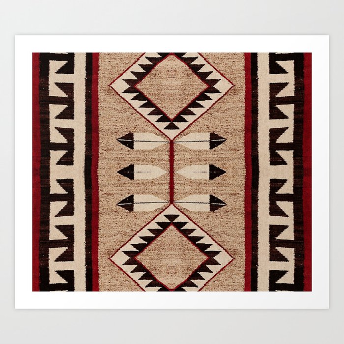 The Eternal | Navajo Pattern Art Print