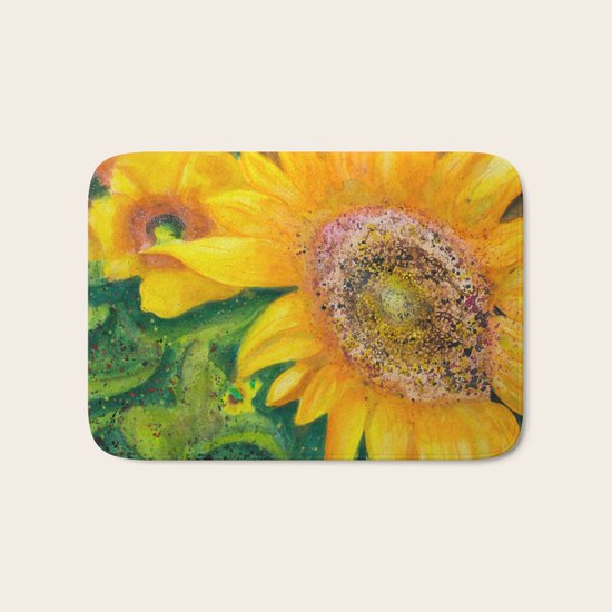 sunflowers Bath Mat