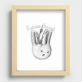 Furious Fennel Recessed Framed Print