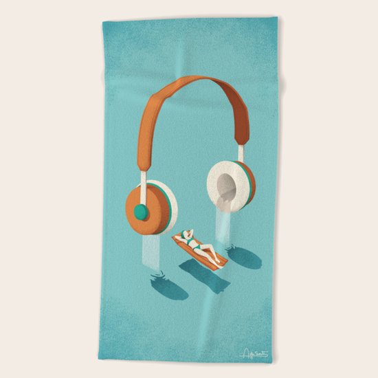 Flowing Beach Towel