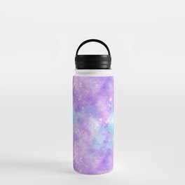 Purple Blue Galaxy Painting Water Bottle