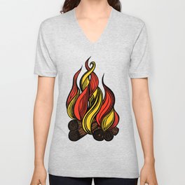 Campfire V Neck T Shirt