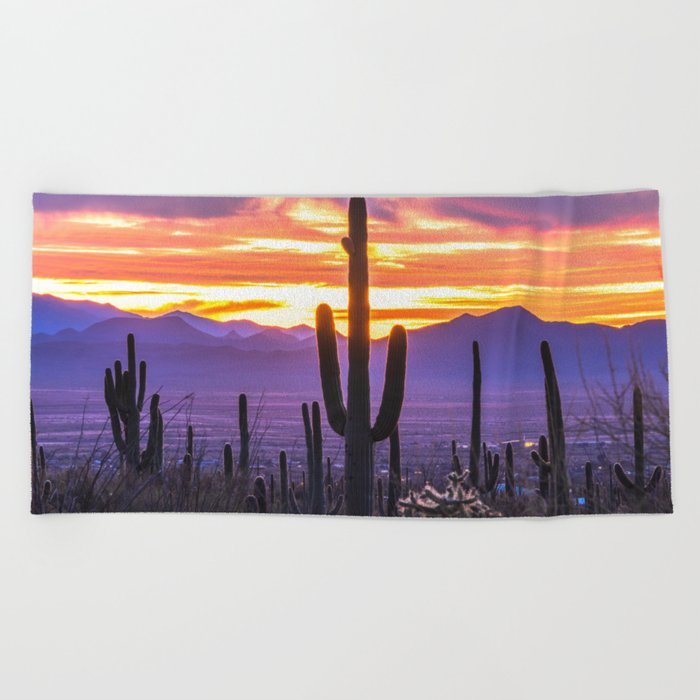 Arizona Sunset Beach Towel