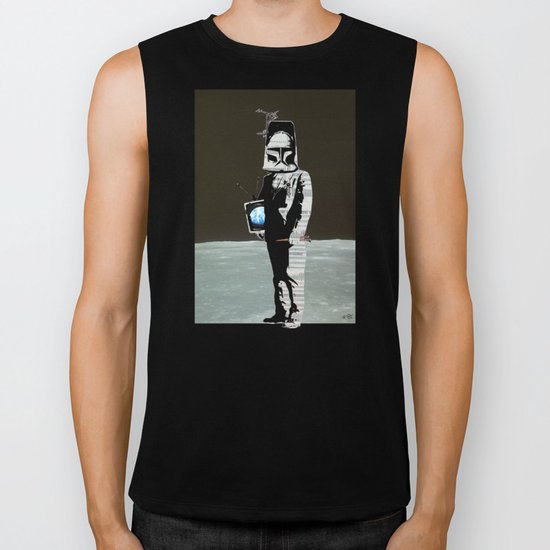 TV Space Invader Biker Tank