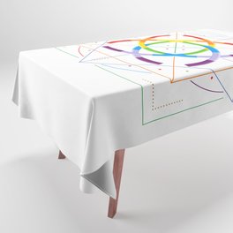 Kaleidoscope Mandala Geometric Pattern Tablecloth