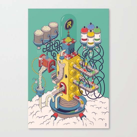 Rasti / Industria Argentina Canvas Print