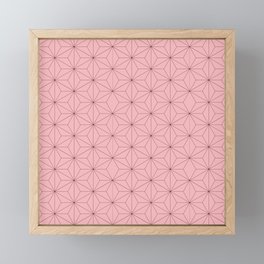 Nezuko Pattern Framed Mini Art Print