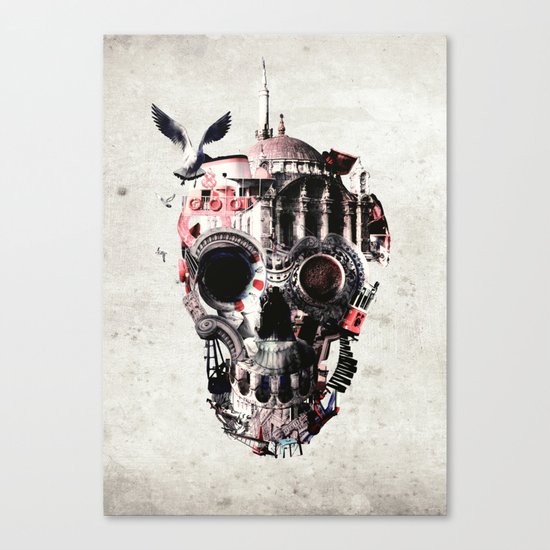 Istanbul Skull Canvas Print