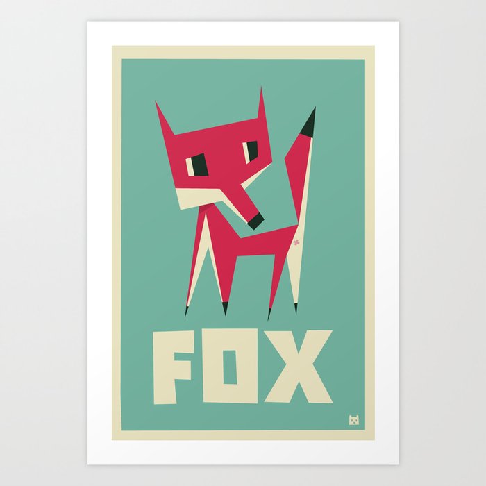 Discover the motif FOX by Yetiland as a print at TOPPOSTER