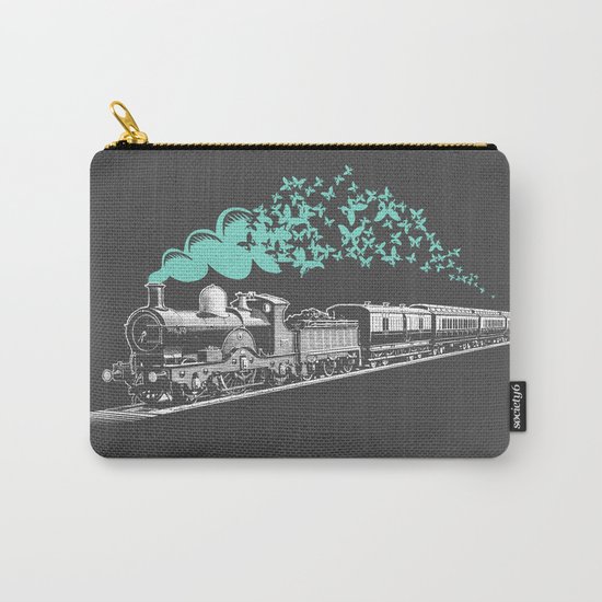 Butterfly Train Carry-All Pouch