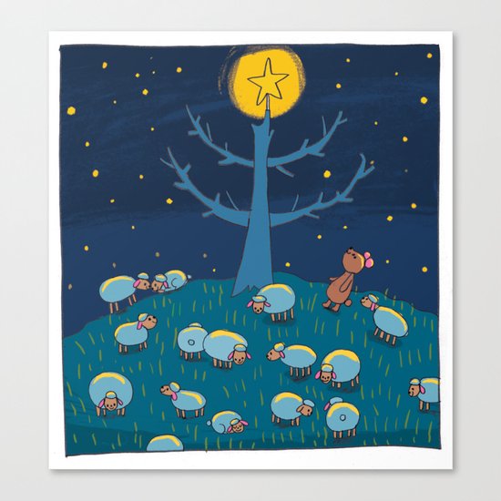 silent night Canvas Print