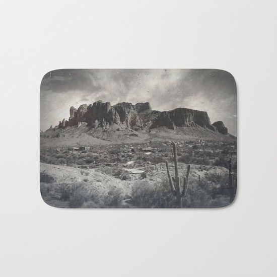 Superstition Mountain - Arizona Desert Bath Mat