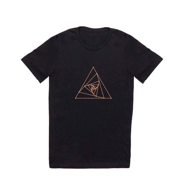 Sacred Geometry - Spiralling Triangles T Shirt