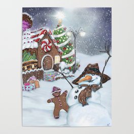 Snowy Christmas  Poster