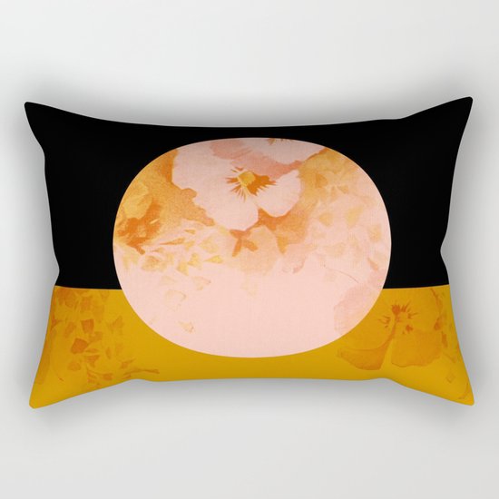moon floral Rectangular Pillow