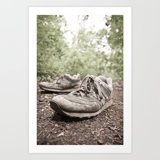 shoes for a decade, not for a year Art Print