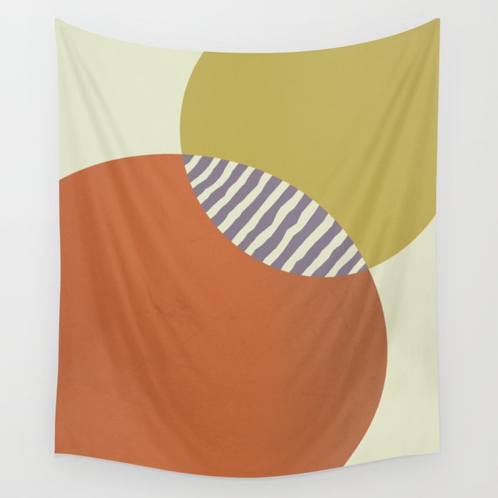 Papercuts VI Wandbehang | Graphic-design, Digital, Muster, Pop-art, Colorful, Minimal, Geometrie, Textures, Circles, Retro