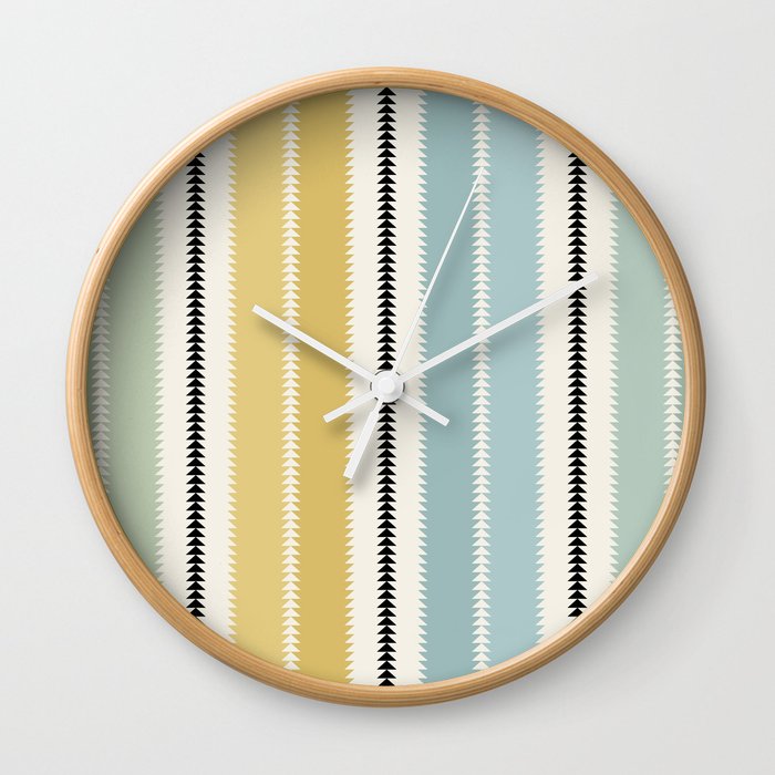 Southwestern Stripes IV Wall Clock