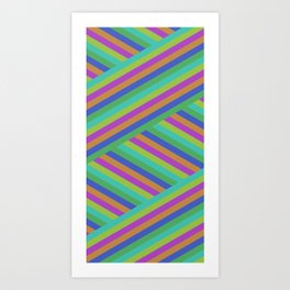 Stripes By Shuvaloff Art Print