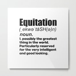 Equitation girl coach gift. Perfect present for mother dad friend him or her  Metal Print | Equitation Mom, Equitation, Graphicdesign, Equitation Art, Equitation Quotes, Equitation Saying, Equitation Ideas, Equitation Dad, Equitation Design, Equitation Coach 