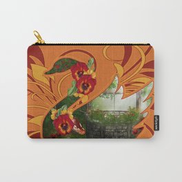 Tropical Swan Carry-All Pouch