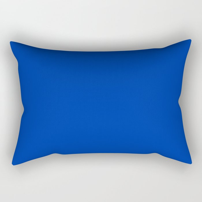 UA blue - solid color Rectangular Pillow