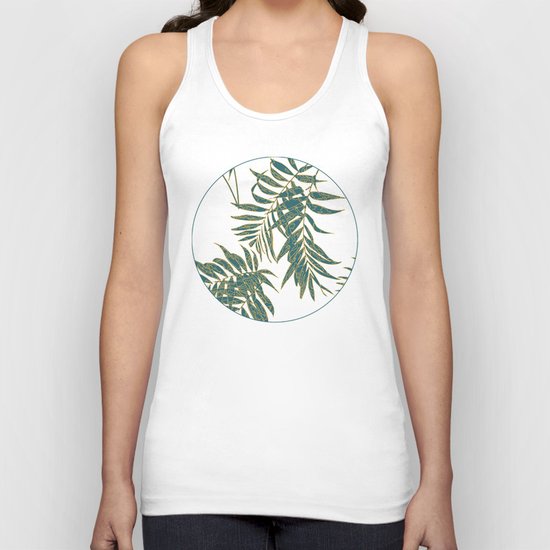 Fire Leaves Unisex Tank Top